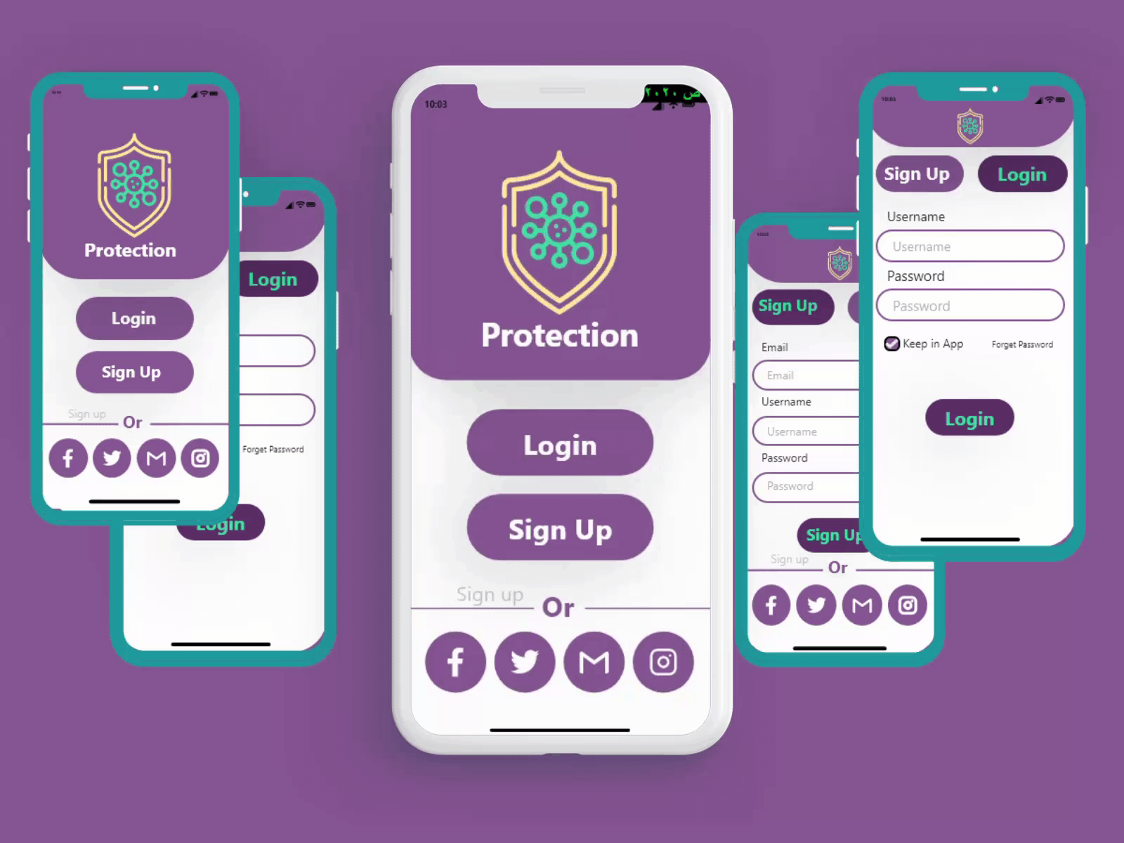 login / Sign up Screen 3d animation animation app design interaction interaction design prototype prototyping ui design uidesign uiux user experience user interface design userinterface