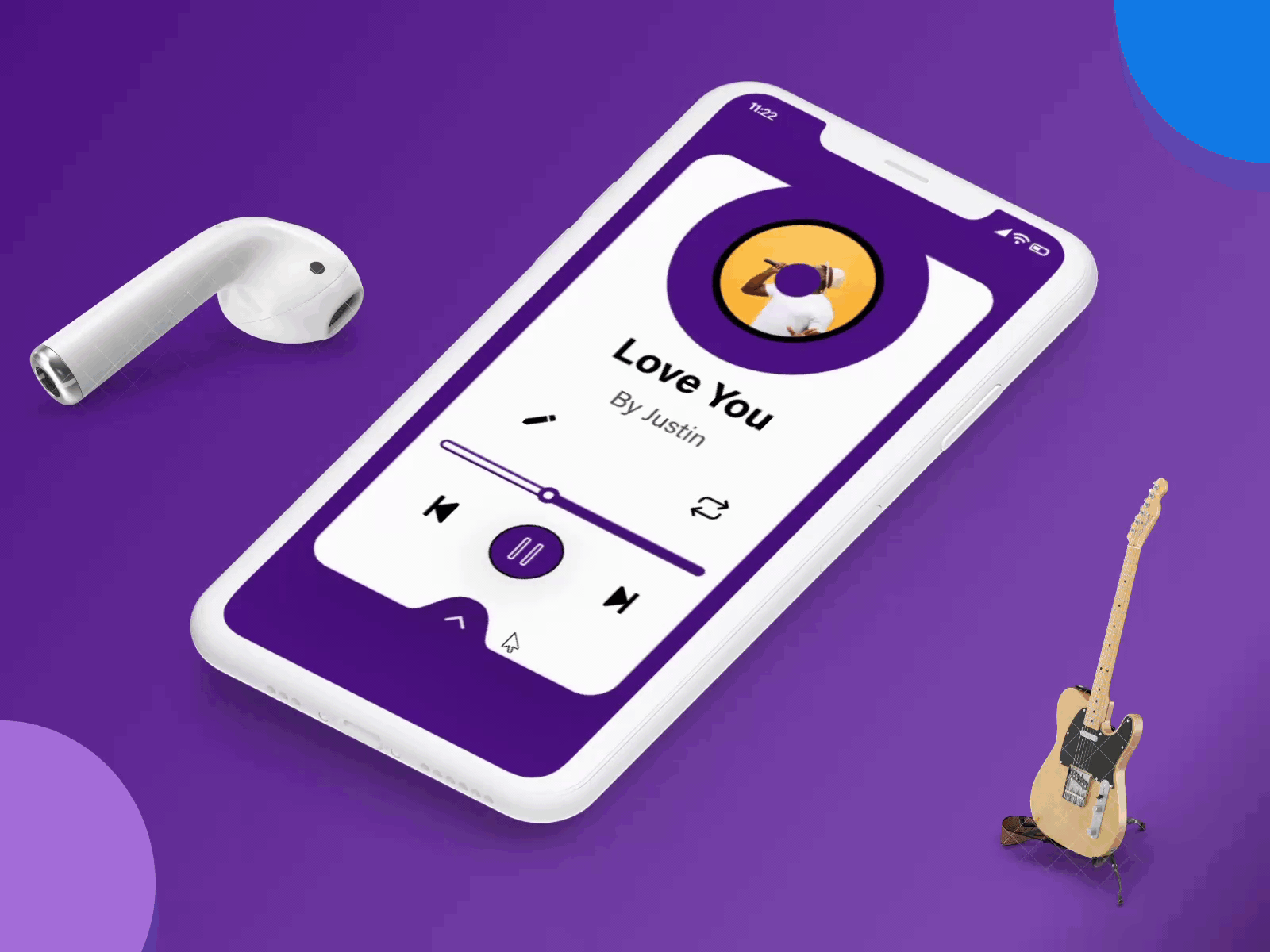 Music App Design (Flip animation 3d) 3d animation animation app design flip interaction design microinteraction music app prototype animation ui ux ui design uidesign uiux user experience user interface design userinterface ux ux design uxdesign uxui