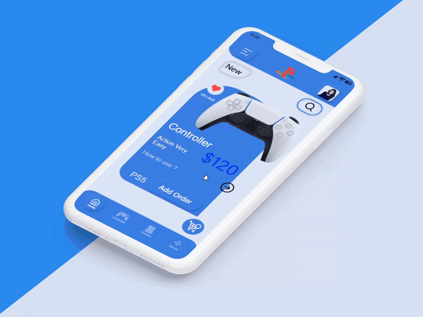PlayStation App Design (Animation) animation app controller design interaction design playstation playstation5 prototype animation ui design uidesign uiux uiux designer uiuxdesign uiuxdesigner user experience user interface design userinterface ux uxdesign uxui