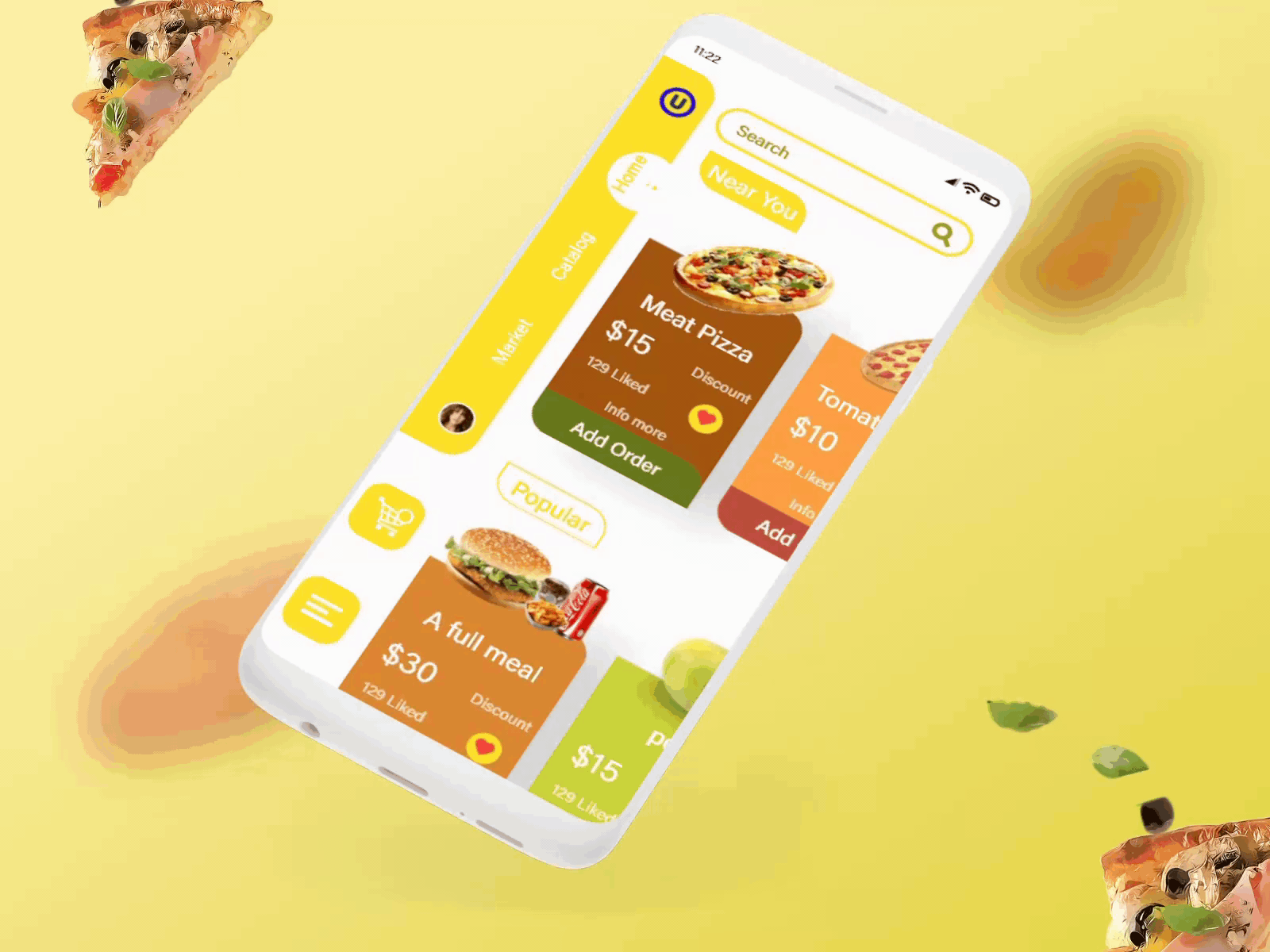 Food Delivery App (Animation)