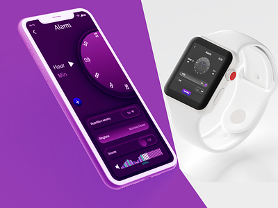 Alarm App And Watch Design adobexd alarm app animation figma interaction design interactiondesign product design prototype ui design uidesign uiux user experience user interface design userinterface userinterface design userinterfacedesign uxdesign uxui watch webdesign