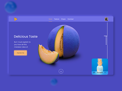 Fruits Website Design