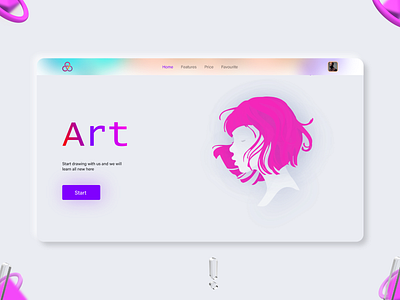 Art Website Design (Art) 3d adobexd animation appdesign art illustration interaction interaction design interface interior prototype ui design uidesign uiux user experience user interface design userinterface uxdesign uxui webdesign