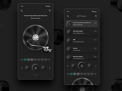 Music App Design (Neumorphsim)