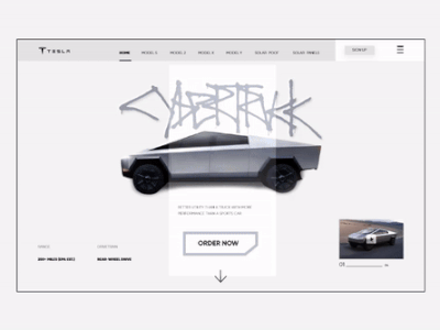 Tesla Cybertruck Website Design (Interaction Design) adobe photoshop adobe xd adobexd animation car cybertruck interaction design prototype tesla ui ux uidesign uiux user experience user interface design userinterface uxdesign uxui webdesign website concept website design