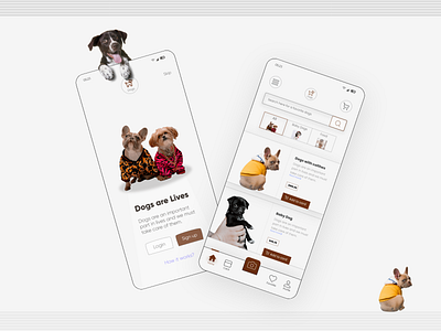 Dog App Design adobe xd adobexd animation app design dog free freebies interaction interaction design mobile app mobile design mobile ui prototype ui design uidesign user experience user interface design userinterface uxdesign webdesign