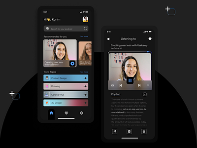 Podcast App Design