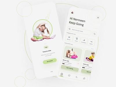 Yoga App Design