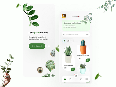 Plant App Design 