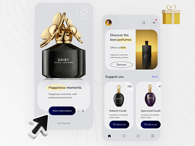 Perfume App Design 