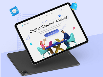 Digital Creative Agency Website 3d 3d illustration animation branding design digital creative agency website figma graphic design illustration logo motion graphics ui ui design uidesgin uidesign uiux user experience user interface design userinterface