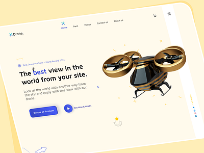 Drone Website Design