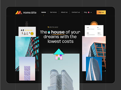 Real Estate Website Design - Homepage