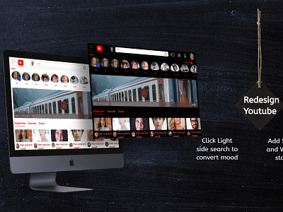 Redesign youtube website app design ui ui design uidesign uiux user experience user interface design userinterface ux web website