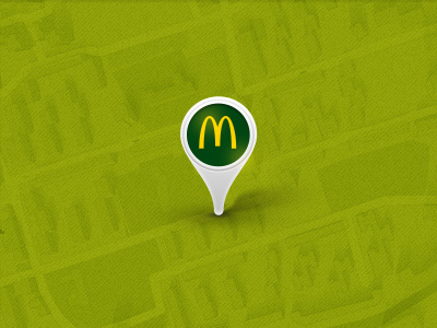 McDonalds Map Pin map mcdonalds pin ui