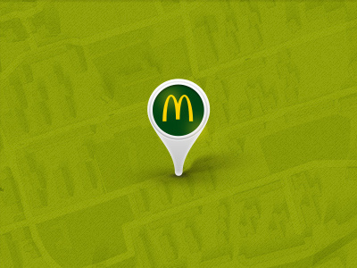 McDonalds Map Pin