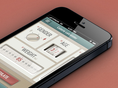Medical App app calorie iphone medical ui