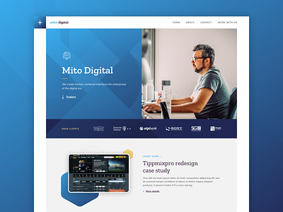 Mito Digital branding clients design digital mito mito digital sneakpeak ui ux web webdesign website design