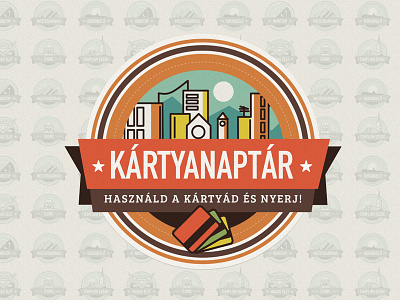 Kartyanaptar Logo badge kartyanaptar logo otp