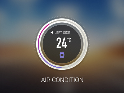 Air condition - Car UI