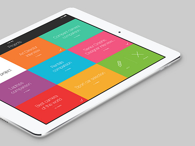 iPad App Dashboard