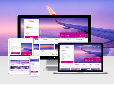 WIZZ Site Redesign app aviation desktop flight mobile redesign site ui ux wizz wizzair