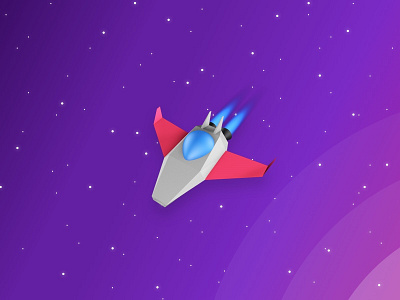 Spaceship 3d app game illustration ios space spaceship universe
