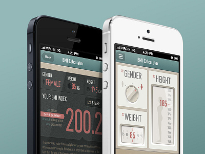 Calculate BMI app app bmi controllers iphone ui