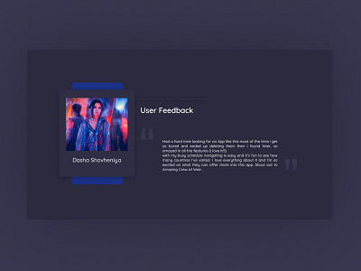 User Feedback app dark darkui design feedback ui ux web