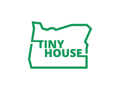 Tiny House // Oregon logo oregon tiny house