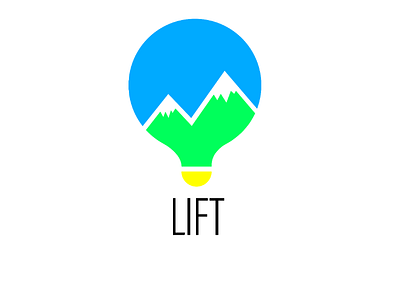 LIFT 50daylogochallenge dailylogochallenge day2 hotairballon lift