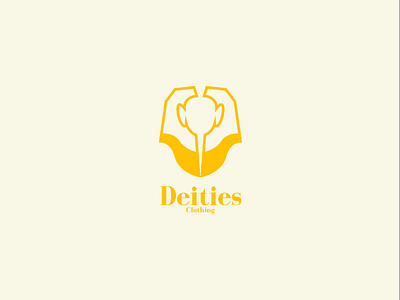 Deities Clothing 50daylogochallenge classy clothes clothingbrand dailylogichallenge day7 logo