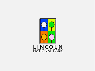 LINCOLN NATIONAL PARK 50daylogochallenge dailylogochallenge day20 graphic logodesign nationalpark