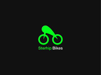 Sternip Bikes 50daylogochallenge bike cycle dailylogochallenge day24 harrisroberts logo