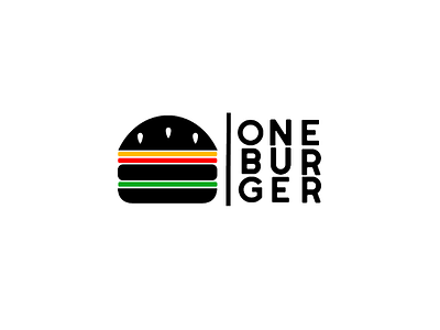 ONE BUR GER 50daylogochallenge burger burgercompany dailylogochallenge design logo logodesign