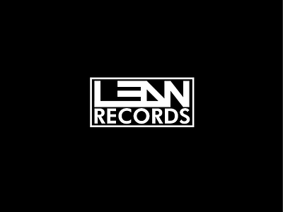 LEAN Records 59daylogochallenge daikylogochallenge day36 leanrecords logo recordlabel