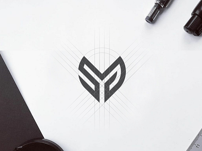 SGM MONOGRAM LOGO CONCEPT brand identity corporate design grid initial initial logo logo monogram monogram logo monoline