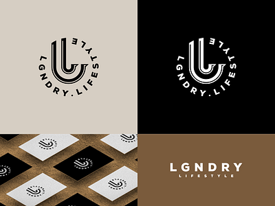 L G N D R Y . LIFESTYLE appparel brand identity corporate design grid initial initial logo logo luxury logo monogram monogram logo monoline
