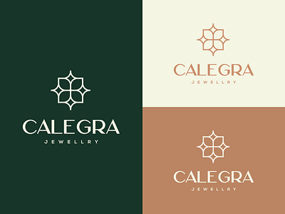 CALEGRA JEWELLRY apparel branding cloth clothing corporate design geometriclogo grid gymlogo initial initial logo jewellry logo monogram monolinelogo