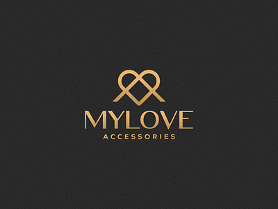 MY LOVE apparel apparellogo clothing corporate design grid illustration initial initial logo logo lovelogo monogram