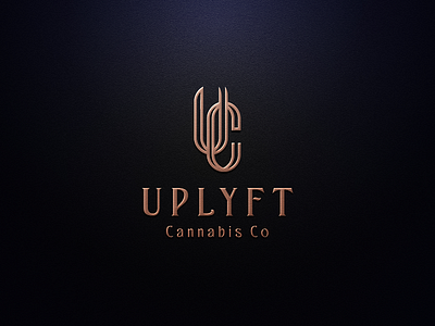 UC MONOGRAM CONCEPT ( UPLYFT CANABIS CO ) branding canabislogo corporate design grid illustration initial initial logo logo monogram ucmonogram ui