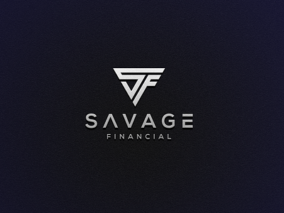 SAVAGE FINANCIAL branding corporate design grid illustration initial initial logo logo monogram monogramlogo