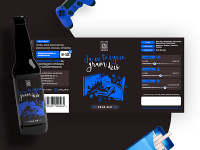 HIGH LIFE / CRAFT BEER / BLUE beer colors design illustrations package print