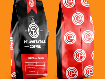 Packaging Logo Pelawi Ta'ras Coffee branding logo logo coffee logo design logo project packaging