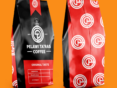 Packaging Logo Pelawi Ta'ras Coffee