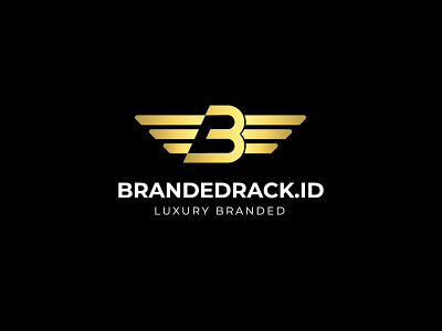 LOGO BRANDEDRACK.ID - LUXURY BRANDED branding design logo eye catching logo logo design logo project luxury brand luxury design luxury logo minimalis modern