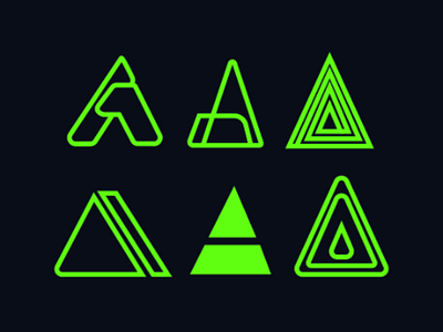 Letter A color Green