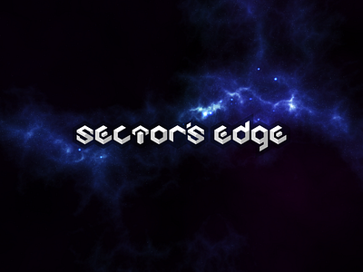 Sector's Edge brand brand design branding galaxy game game art game design games generative generative art generativeart generator logo procedural space wallpaper