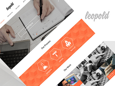 Leopold enzu enzudesign modern orange responsive web