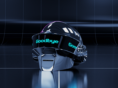 Goodbye Daft Punk 3d blender daft punk daftpunk future illustration throne